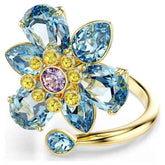 Idyllia Flower Open Ring Multicolor Size 7 Medium